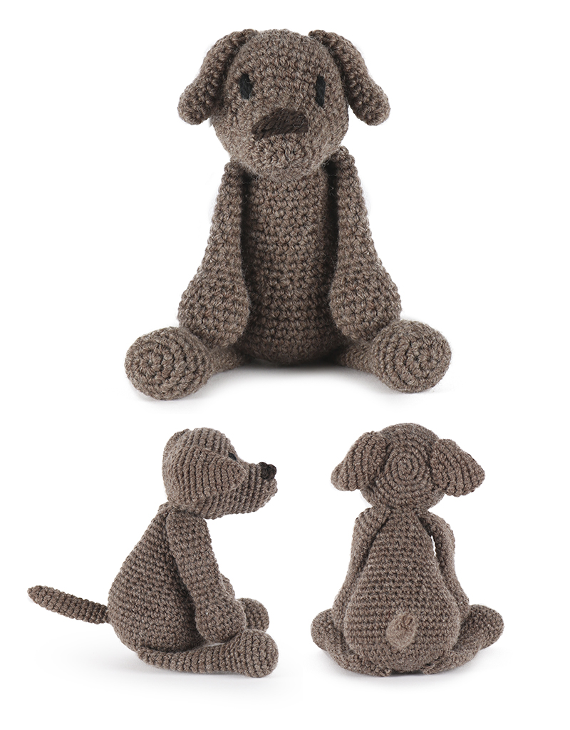 toft ed's animal Denzel the Patterdale Terrier amigurumi crochet